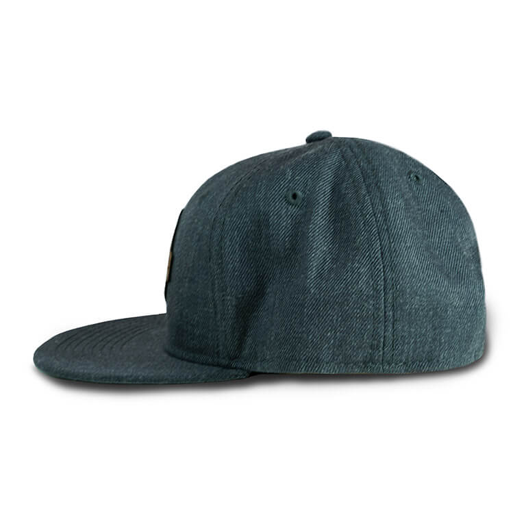 PLUGFONES Snapback Hat (heather-grey-fabric) Product Side Image
