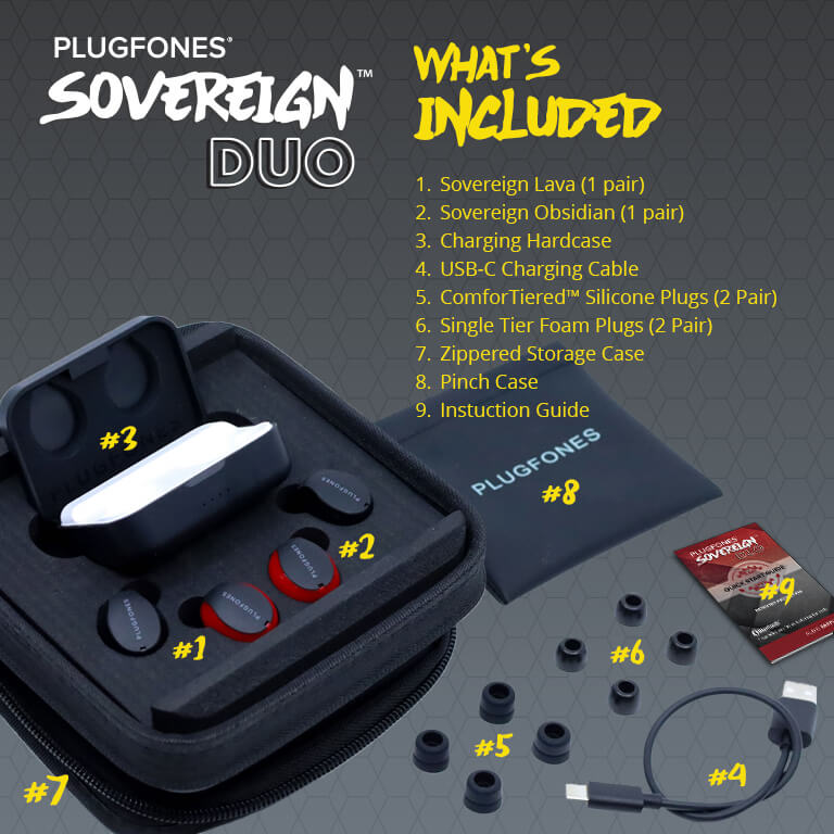 Sovereign Duo (obsidian-lava) Product Whats included sovereign duo Image