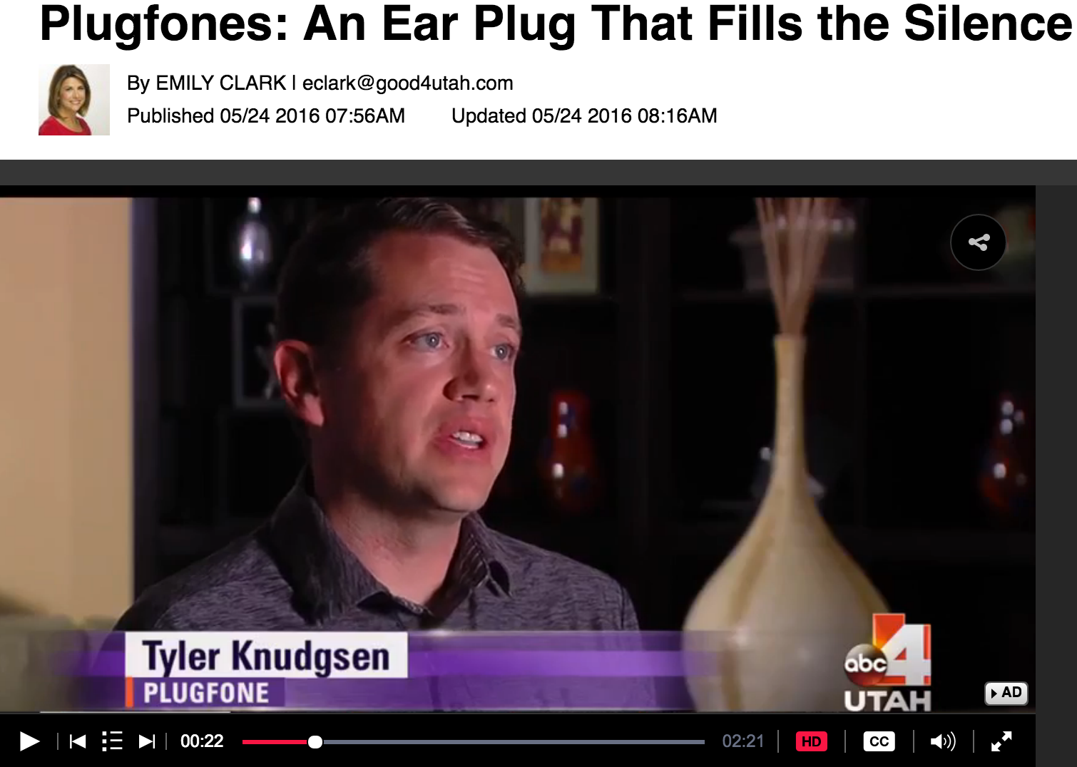 Plugfones on Good4Utah.com